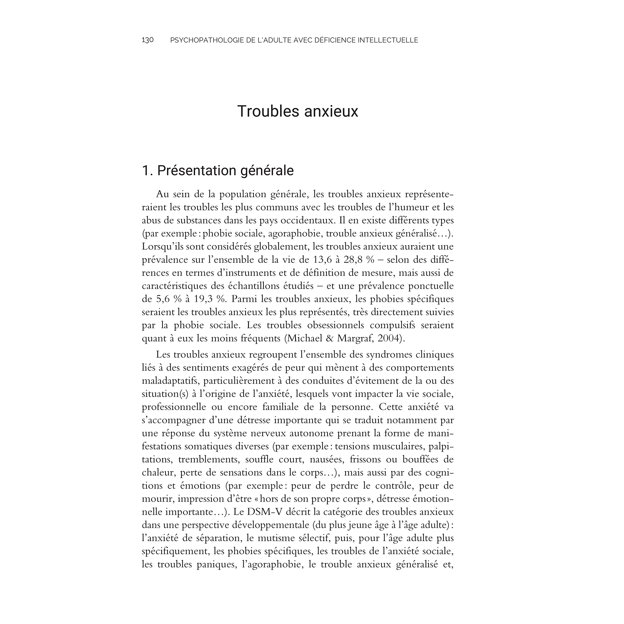 Psychopathologie de l'adulte avec déficience intellectuelle: Prévenir, évaluer, accompagner