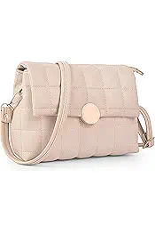 Women's Girls Quilted Cross Body Sling Bag with Height Adjustable Belt (SL5144) - 60% OFF Deal at ₹595 on Amazon | Valzo