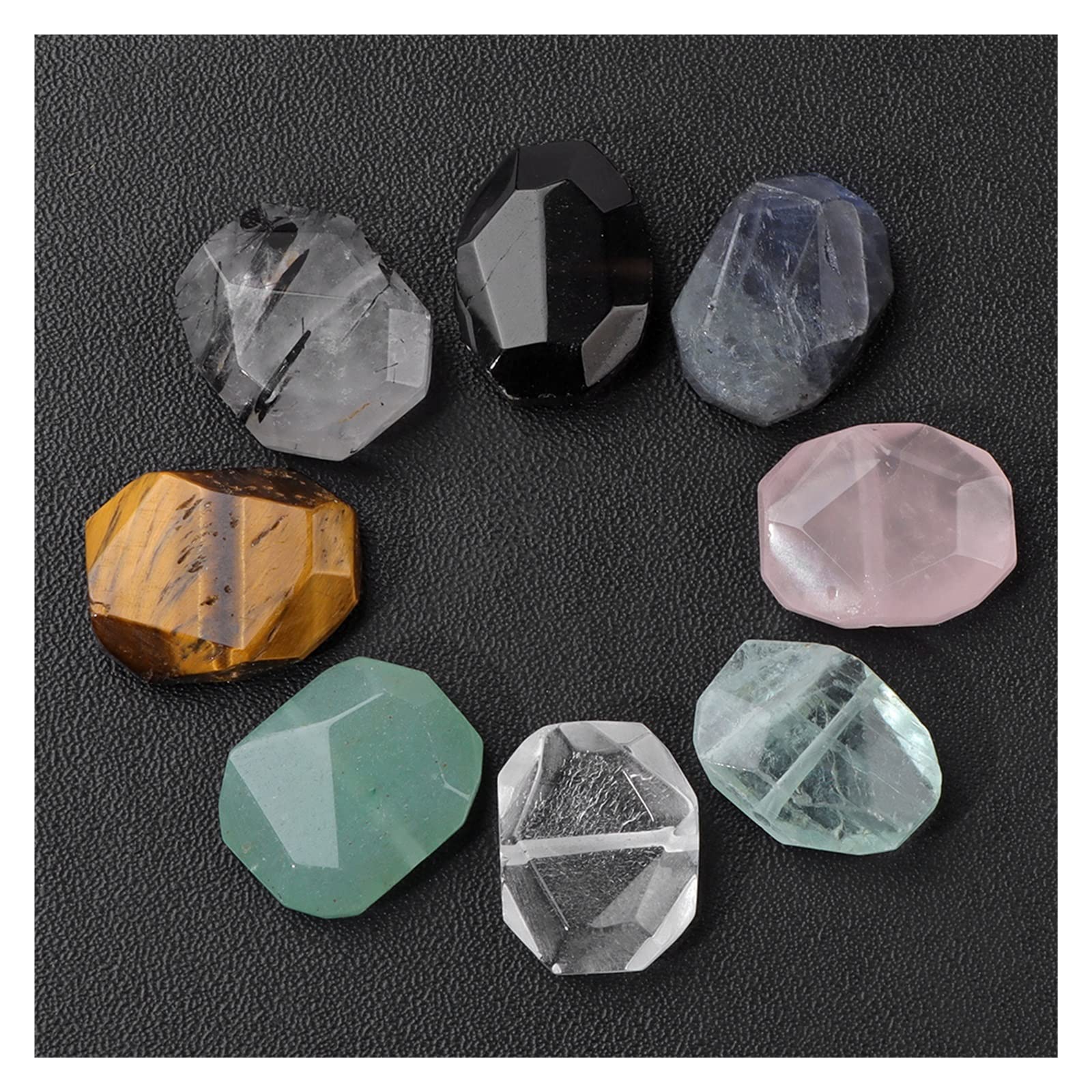 5 SZTUK Naturalne Nieregularne Fasetowane Kamienne Koraliki Labradoryt Tygrysie Oko Wiszące Koraliki Do Tworzenia Biżuterii DIY Naszyjnik Bransoletka Akcesoria Kamień Półszlachetny Jade Biżuteria