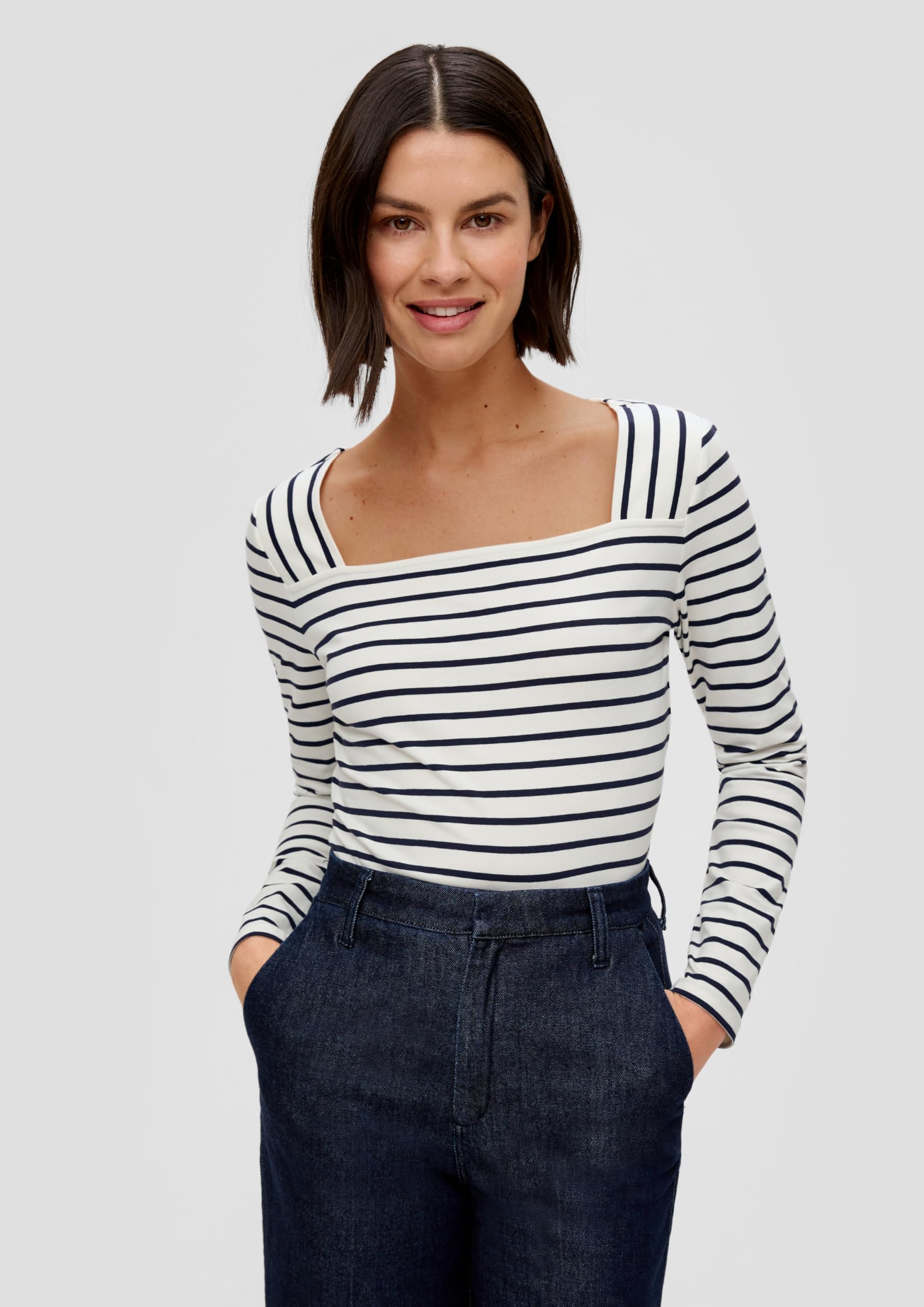 s.Oliver BLACK LABEL Damen Langarmshirt