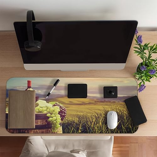 Miniatura 8 de Ambesonne Alfombrilla de mouse de flores, lirios de cala florecientes en ramo de primavera blanco fresco con tema de naturaleza suave, alfombrilla