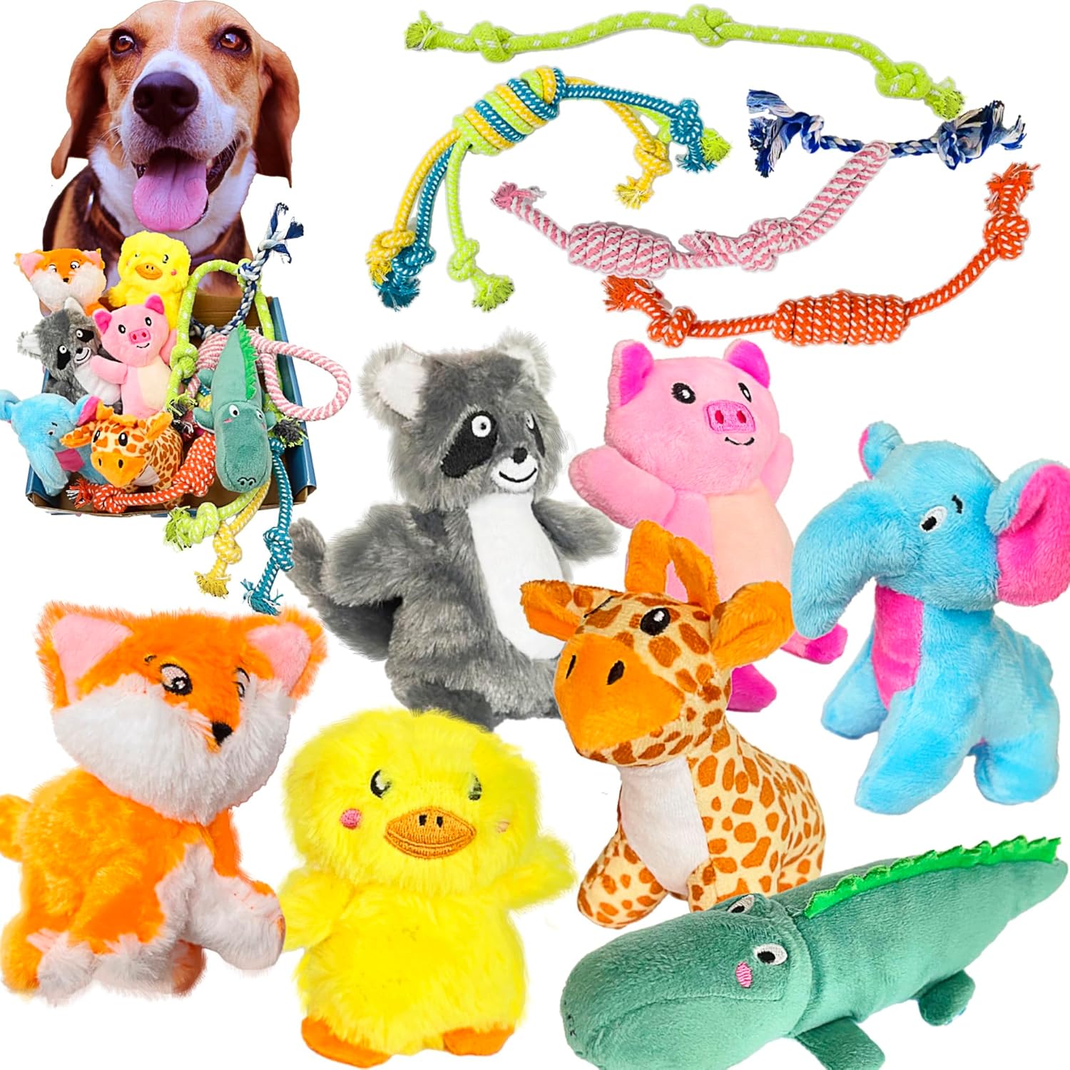 Jalousie Multipack Dog Squeaky Toys Dog Toy Bulk Dog Toy