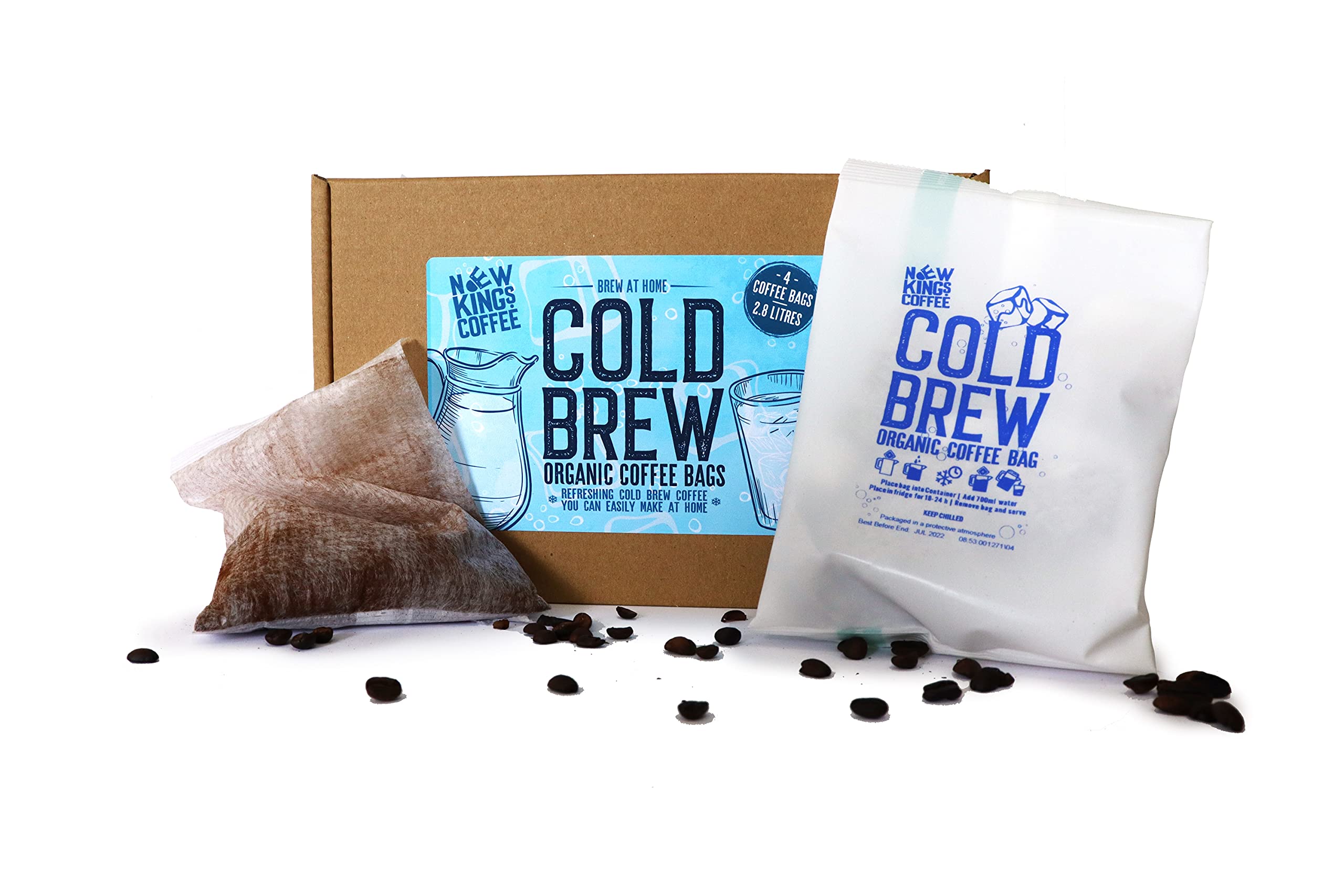 Buy New Kings Coffee Cold Brew Coffee Bags Easily Make At Home No