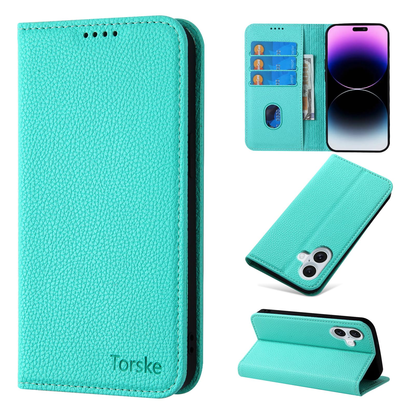 Amazon.co.jp: Torske iPhone16 ケース 手帳型 いphone16 ケース 内蔵