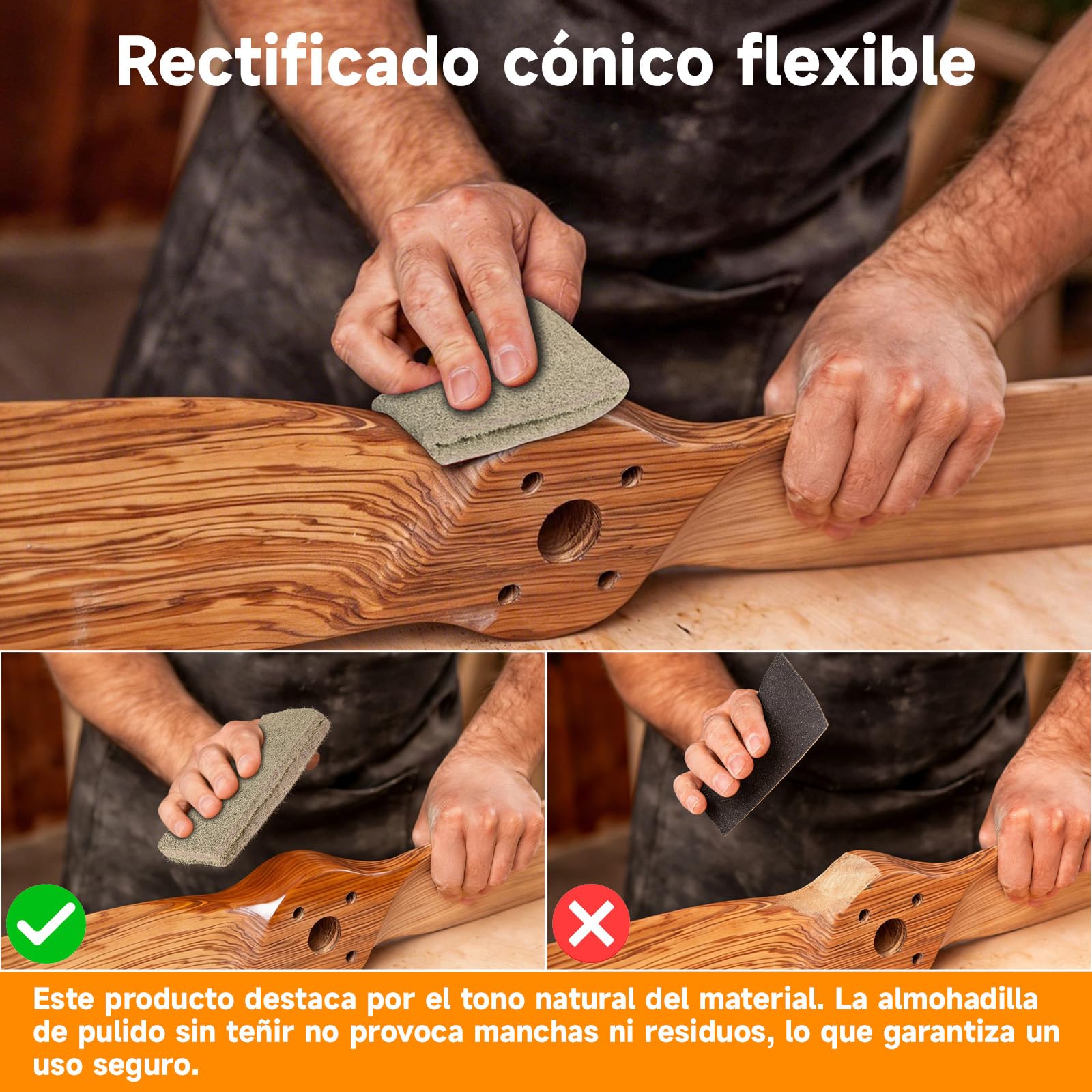 Esponja Abrasiva 5 m x 95 mm Rollo de hoja de lijado Grano 1000, de lijar Metal Madera Acero Inoxidable