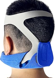 CPAP Neck Pad for Headgear Straps & Mask Strap Covers - Soft Fleece Padding with Adjustable Pressure Relief, Breathable CPAP Comfort Pad Reduces Facial Marks, Universal Fit All CPAP Masks