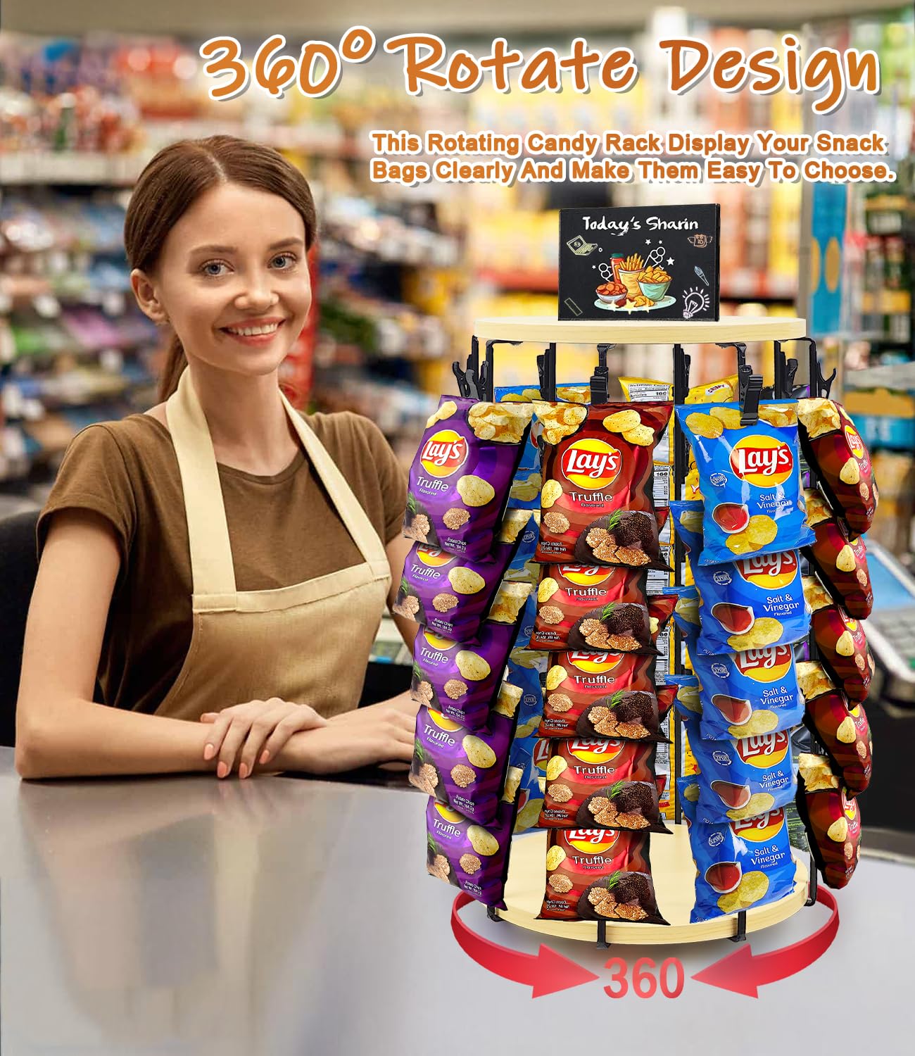 Candy Display Rack Xuanzhuan