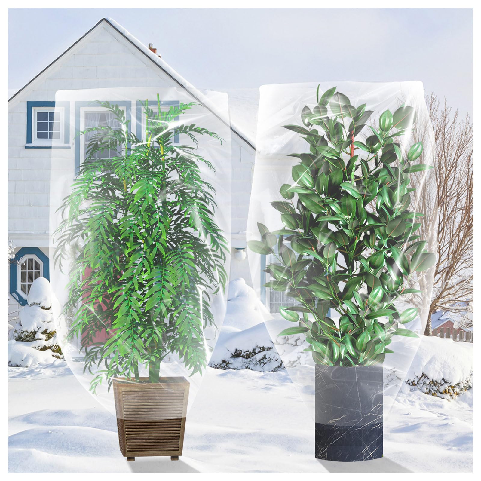 Amazon.com : 2 Pcs Plant Covers Freeze Protection, Plant