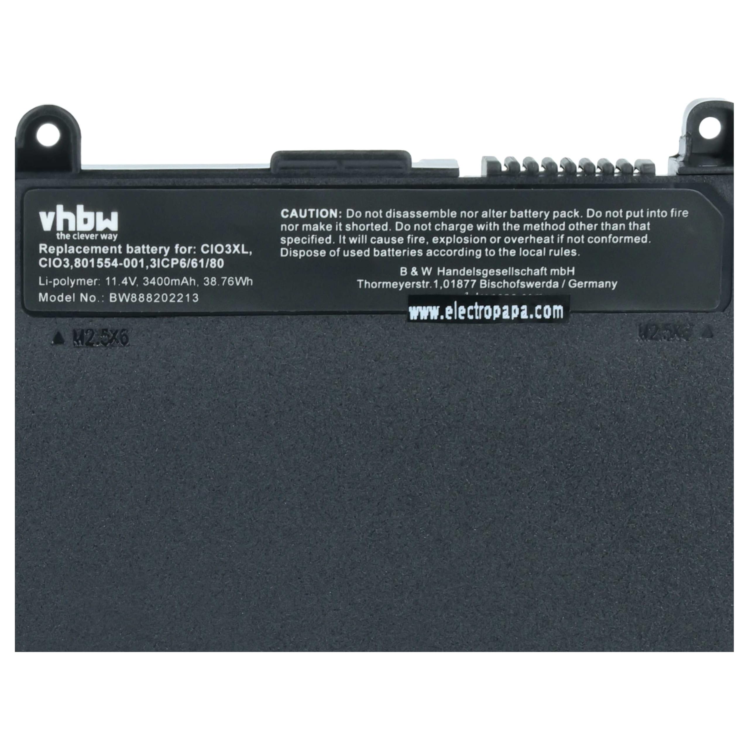 vhbw Batería Compatible con HP ProBook 650 G2(L8U48AV)