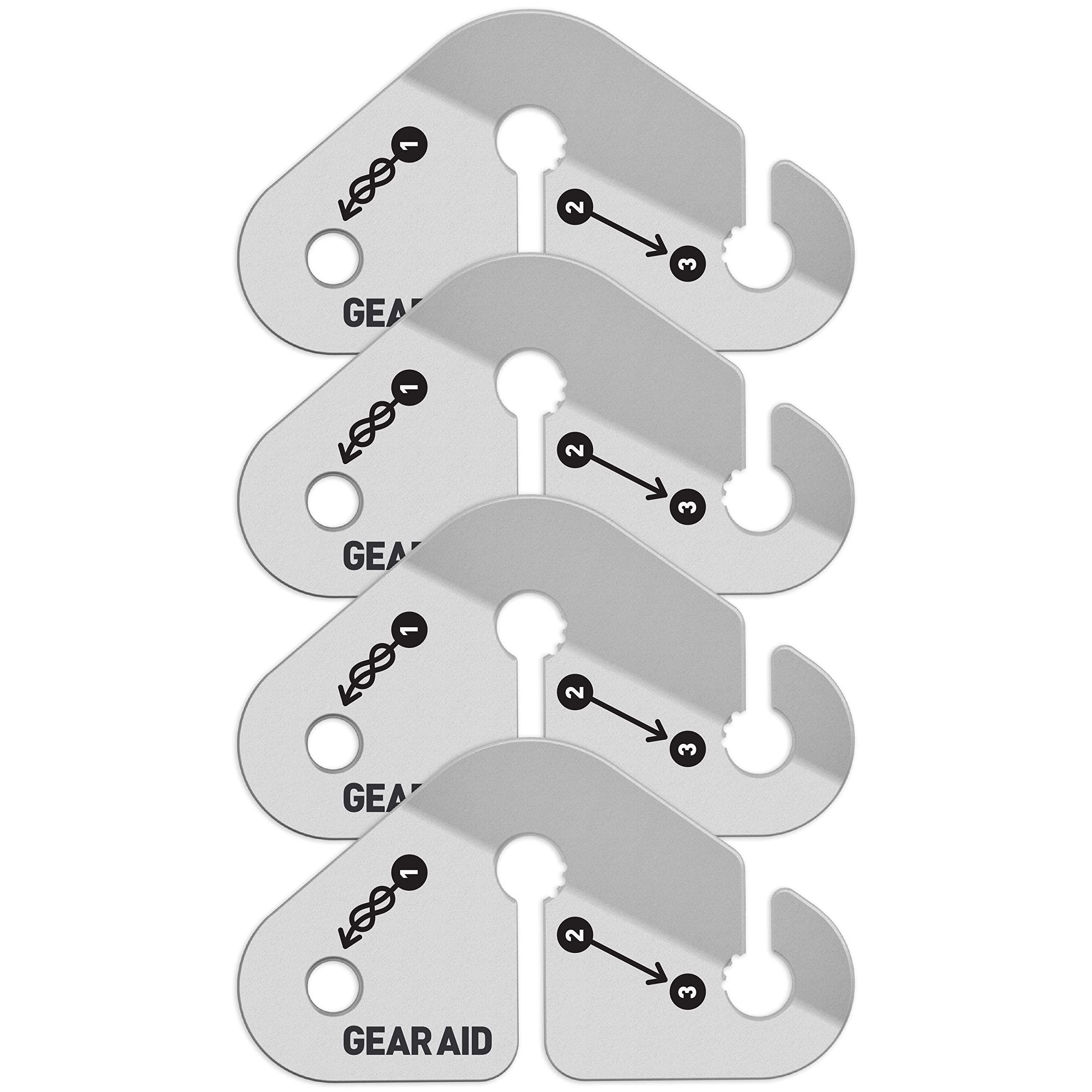 GEAR AID Guyline Tensioner Use to Quickly Secure Tents, Tarps, and Set Up a Taut Clothesline at Camp
