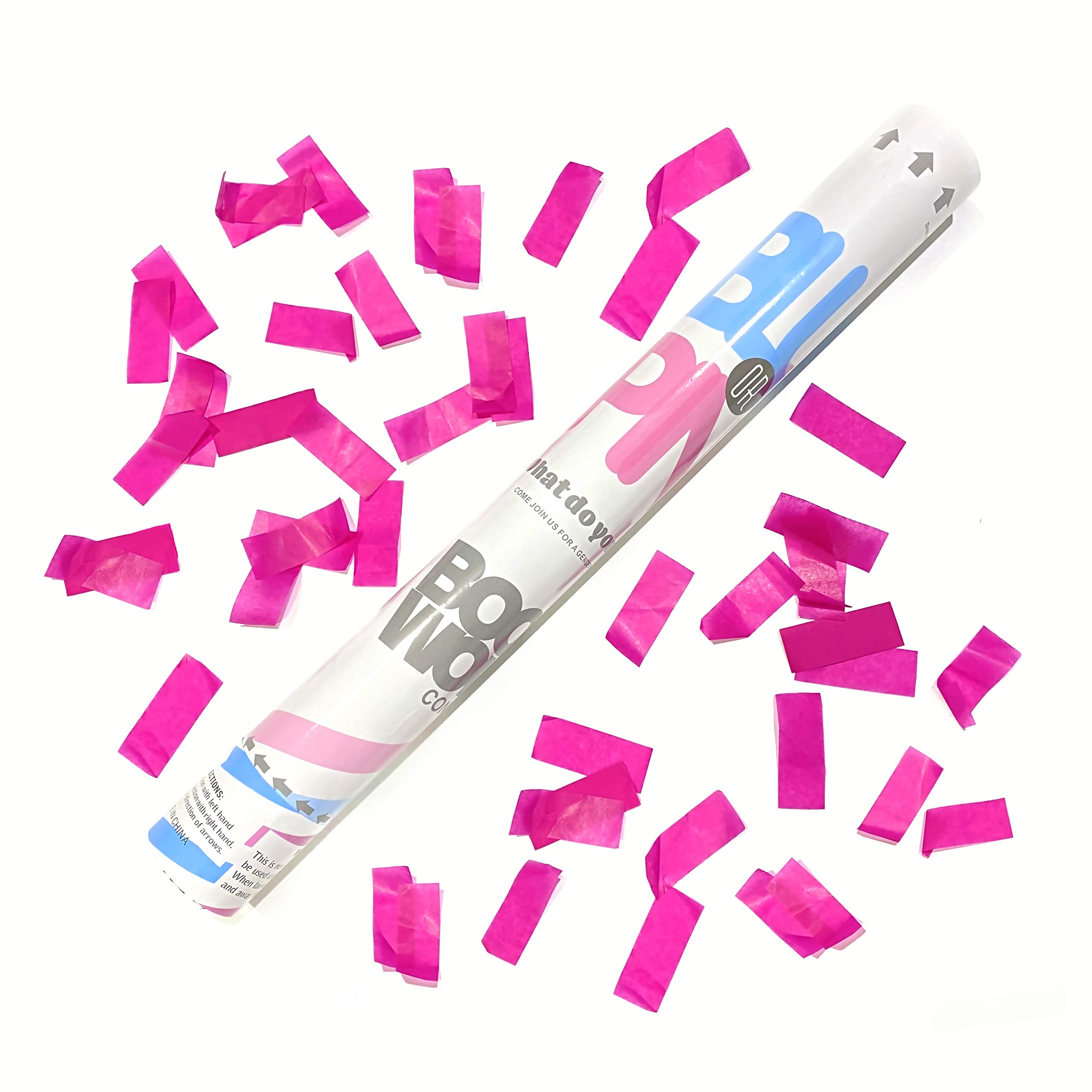 Buy Gender Reveal Confetti Twist & Shoot Popper for the perfect surprise party, Compressed Air