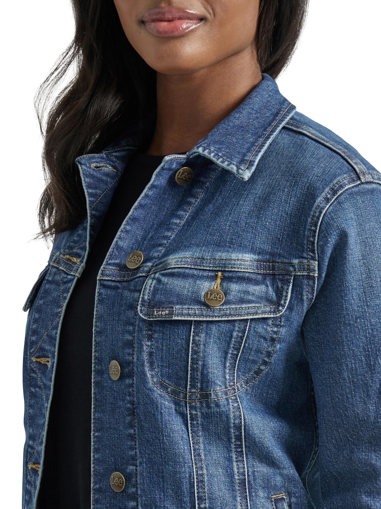 Lee Rider Jacket Giacca di Jeans Donna