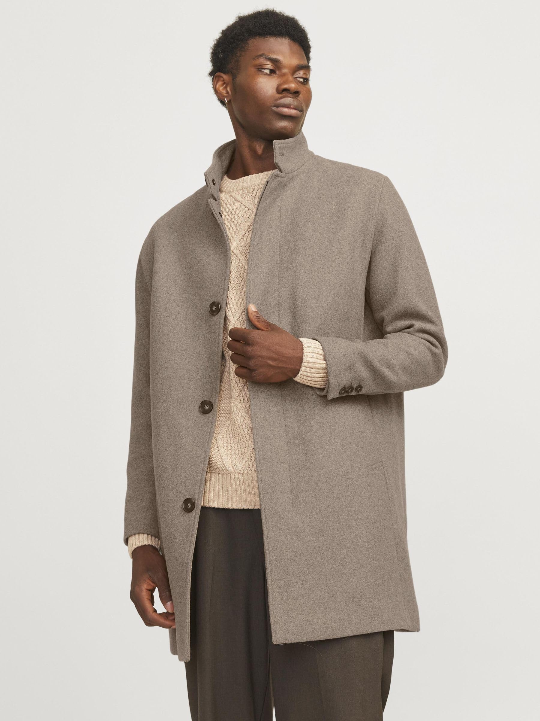 JACK & JONES Jprblawilson Wool Coat Sn Cappotto Uomo (Pacco da 1)