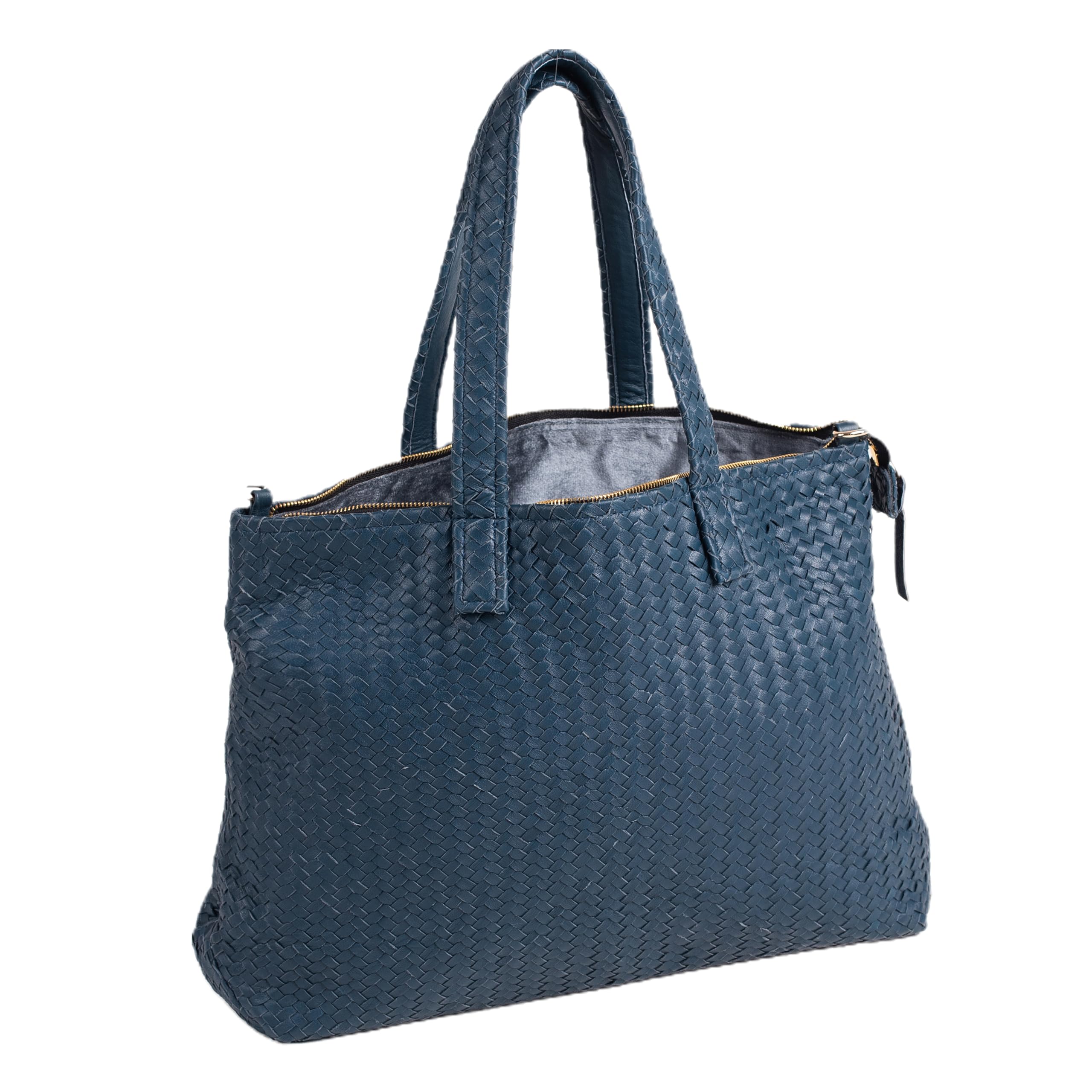 Jild Hobo Style Woven Bag for Women - Soft Handmade Genuine Leather Work Tote Bag - Cross Body Womens Purse