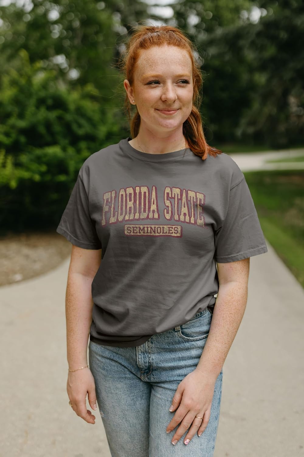 Blue 84 NCAA Unisex-Adult NCAA Officially Licensed T-Shirt Team Color Dyed Ringspun Vintage - Image 3