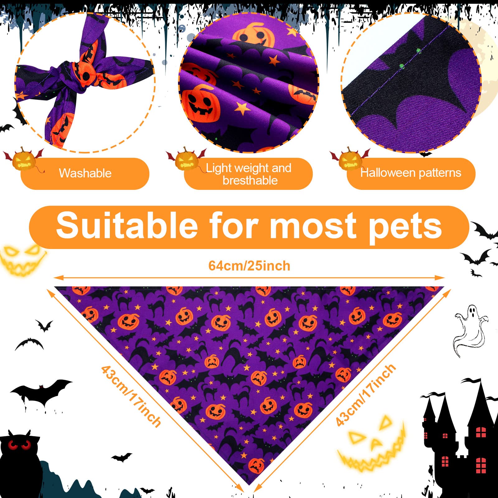 30 Stück Hundehalstücher für Weihnachten, Thanksgiving, Dreieck, wendbar, Lätzchen für Hunde, Herbst, Mädchen, verstellbares Haustier-Halstuch für kleine, mittelgroße und große Haustiere (groß)