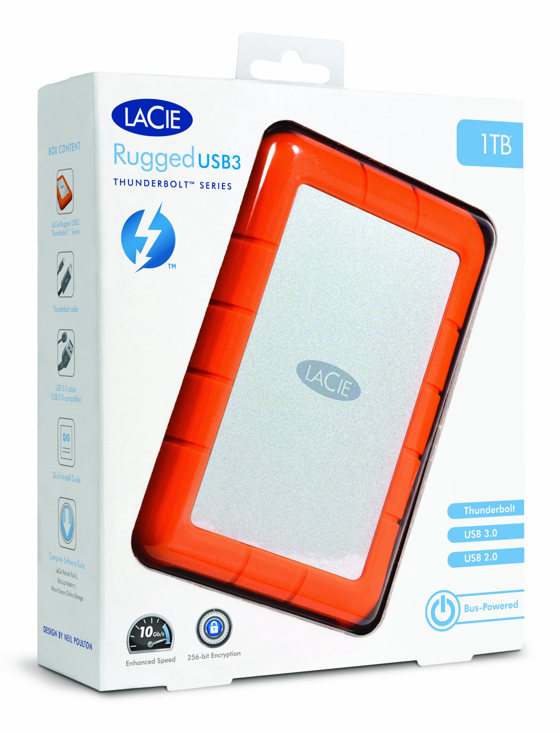 Amazon.com: (OLD MODEL) LaCie Rugged USB 3.0 Thunderbolt Series