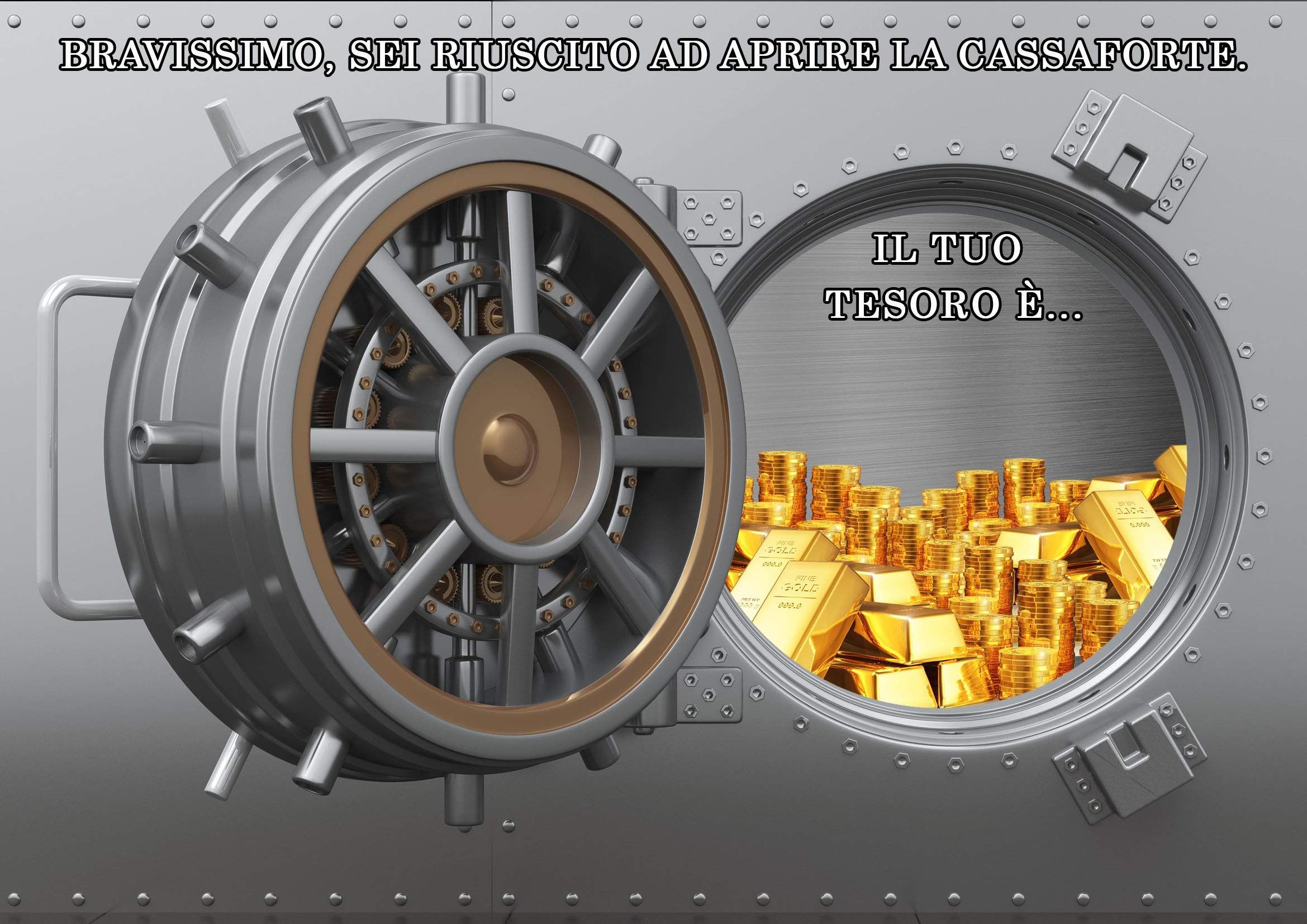 Caccia al tesoro in scatola - il Caveau della banca - 11-13 anni - per feste di compleanno - giochi per bambini