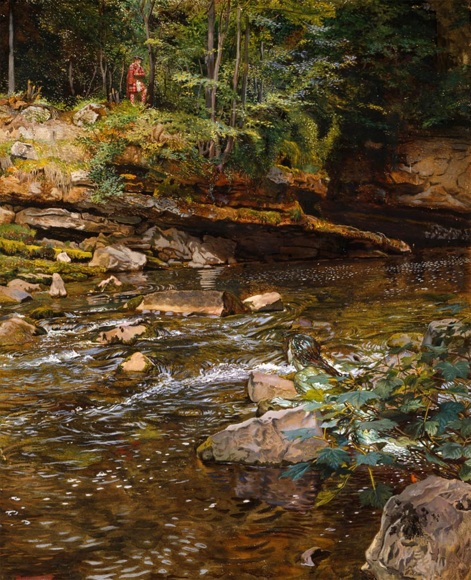 POSTERIIk Famous Modern Artwork Art Mural the Kelpie by Byam Liston Shaw Oil Paintings Pictures for Home Decor 60x90cm