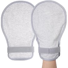 Restraint Gloves for Elderly,Anti Scratch Hand Mitts for Skin Picking Prevention