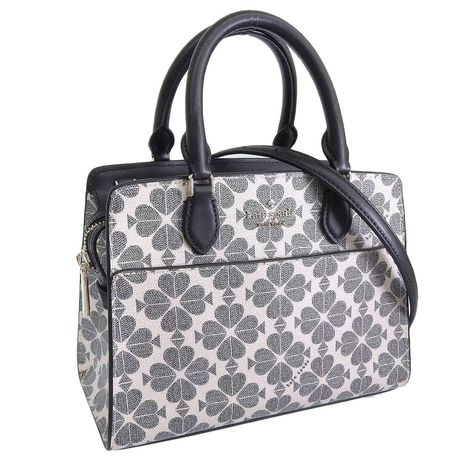 Kate Spade KI792 Kate Spade Flower Small Satchel Women's Shoulder Bag 2-Way Cross-Body Handbag Outlet Brand Multicolor Spade Flower Small Satchel