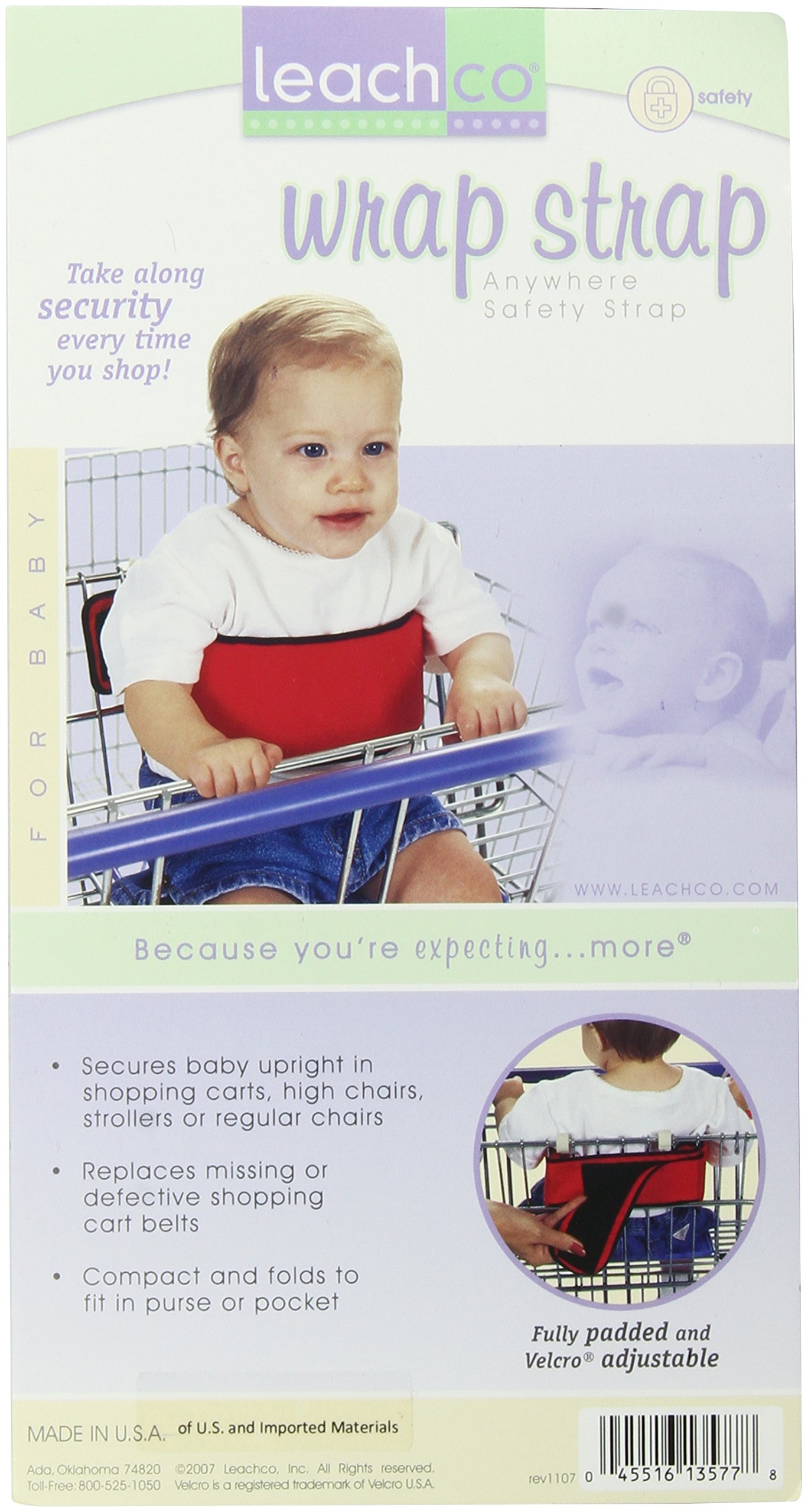 Leachco Wrap Strap, Red