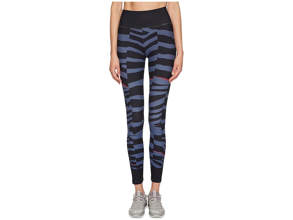 

adidas by Stella McCartney Training Miracle Sculpt Tights (Night Grey/Tech Ink/Vivid Red) Women's Casual Pants