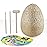 Dan&Darci Jumbo Dino Easter Egg - Unearth 12 Unique Large Surprise Dinosaurs in One Giant Filled Egg -Easter Gifts for Kids - Discover Dinosaur Archaeology Science STEM Crafts Gifts for Boys & Girls