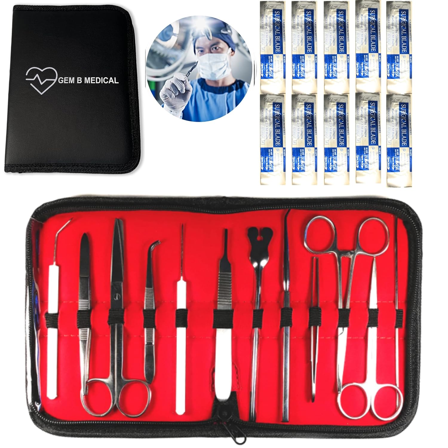 Buy 20 Pcs Dissection Dissecting Kit Set Tools for Advanced Medical