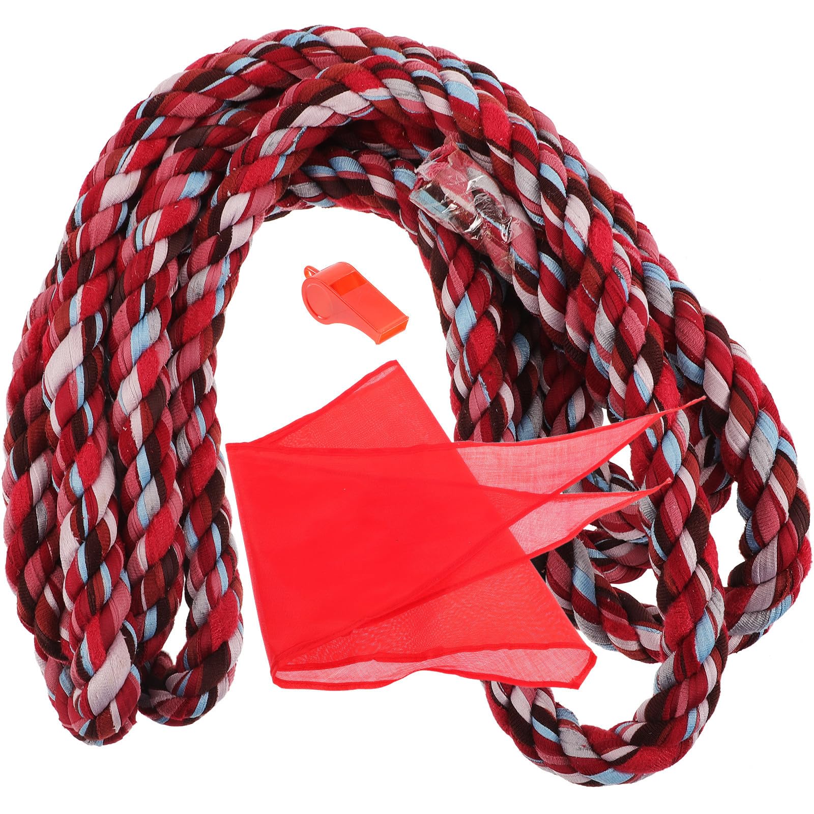 COHEALI Corda Design Creativo per Tiro alla Fune in Cotone Resistente All'usura Adatta a Giochi di Squadra e Mani, per Attività Divertenti a Casa