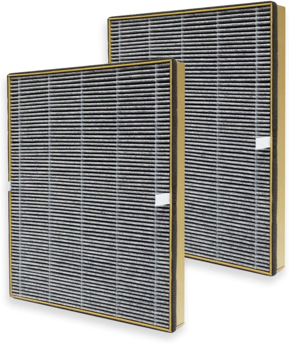 PUREBURG Replacement Filter Compatible with TaoTronics TT-AP002 & VAVA VA-EE008 Air Purifiers,2-Pack H13 HEPA Activated Carbon 2-IN-1 Air Clean VOC Dust