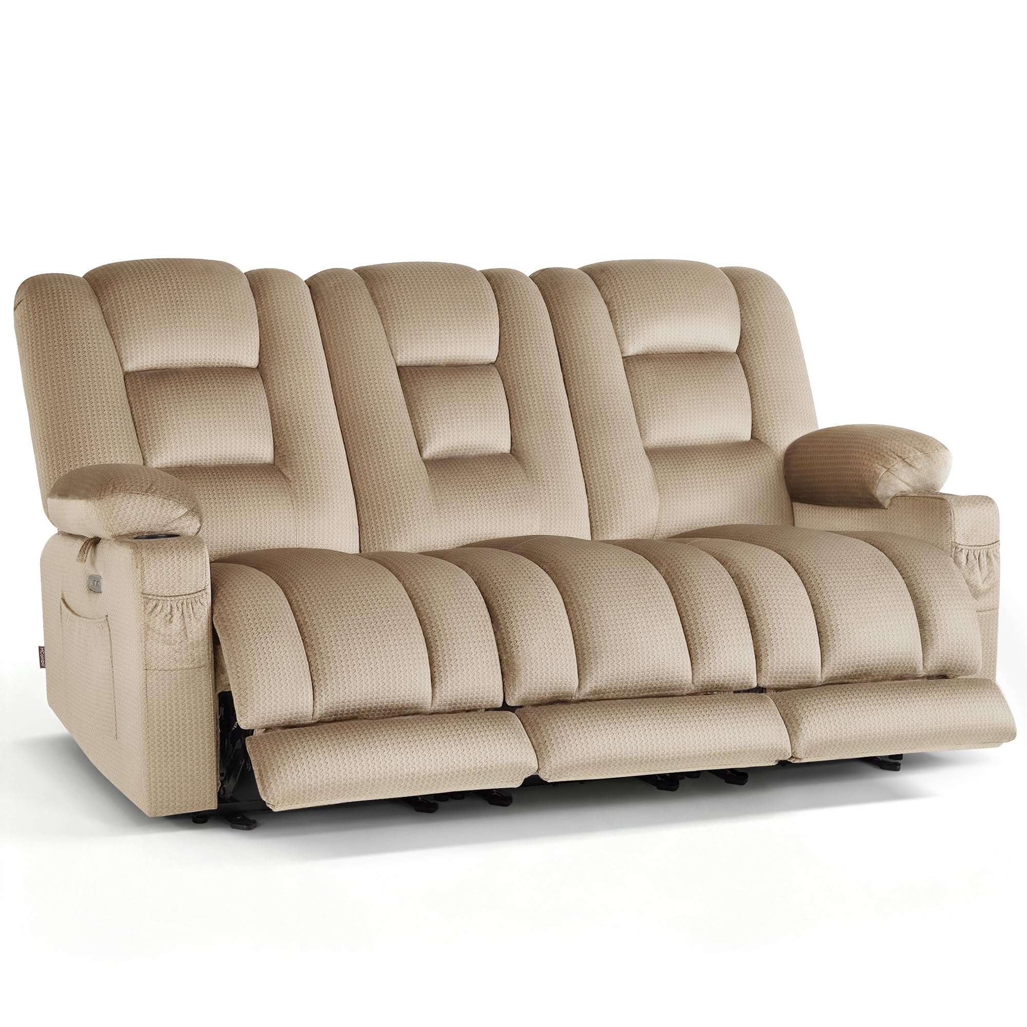 MCombo 82 in 3 Seater Reclining Sofa with Heat and Massage