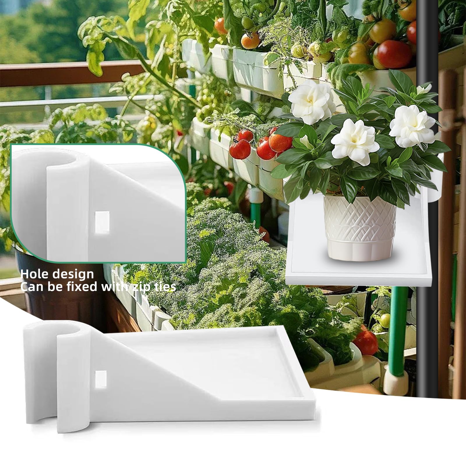 4 Piezas Accesorios para Tienda de Cultivo, Estante Esquinero para Cámara, Accesorios de Cultivo, Accesorios para Caja de Cultivo, Estante de Cultivo Versátil, Kit de Tienda de Cultivo