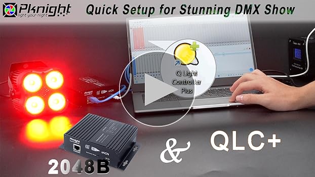 蛍光灯・電球 Pknight EasyNode Plus ArtNet sACN DMX Pknight 2.4G Wireless WiFi DMX Easynode Plus Mini DMX