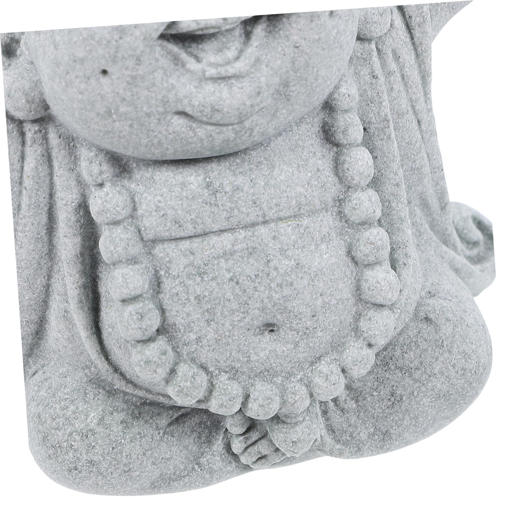 Sosoport 5piezas Estatua De Buda Decorativa para Acuario Miniatura De Arenisca para Pecera Adorno para Decoración De Escritorios y Estanterías