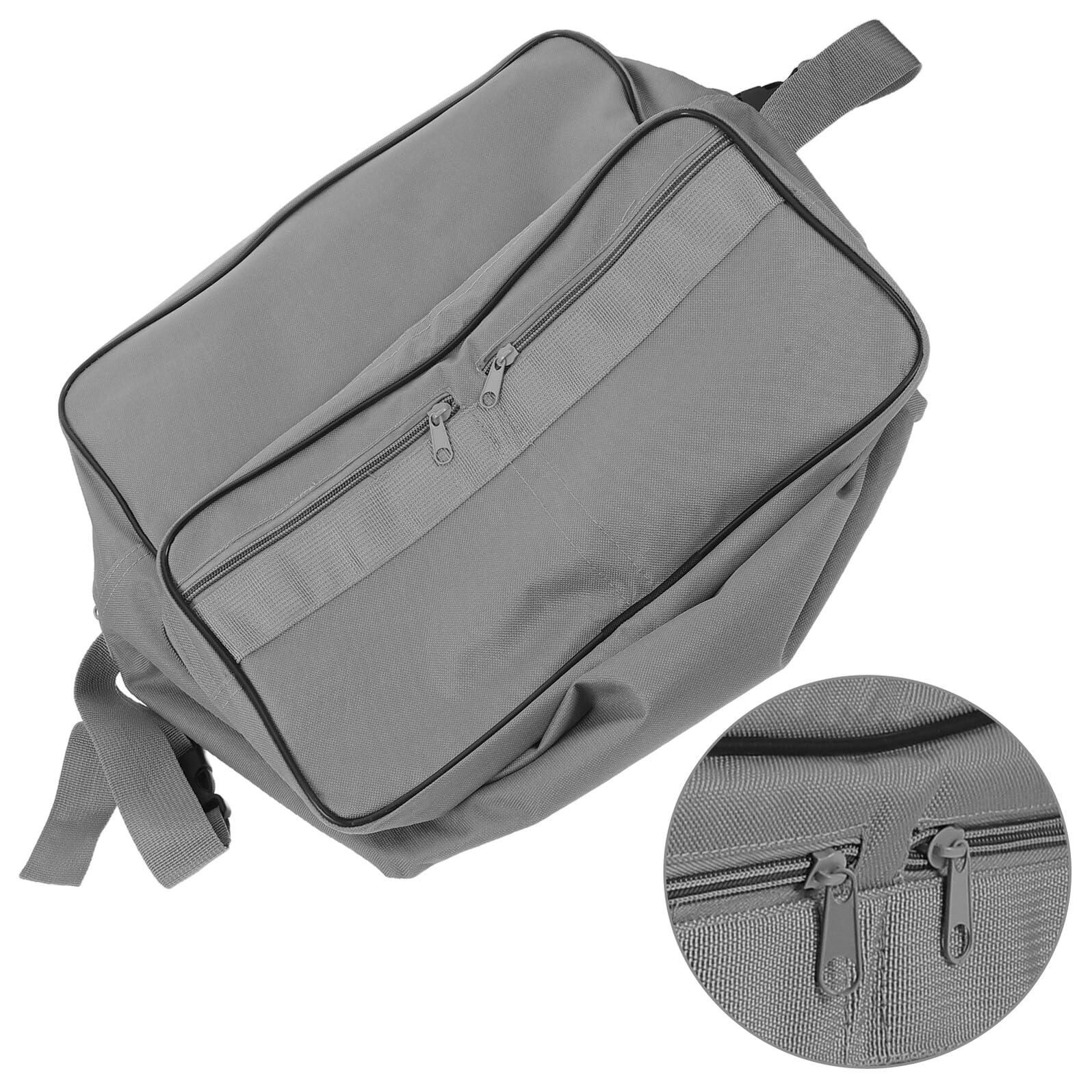 Borsa Portaoggetti per Sedia a Rotelle 35X19X30 CM Organizer Laterale Tasche Esterne e Portabicchieri Zaino da Appendere per Sedie Elettriche e Passeggini per Viaggi e Uso