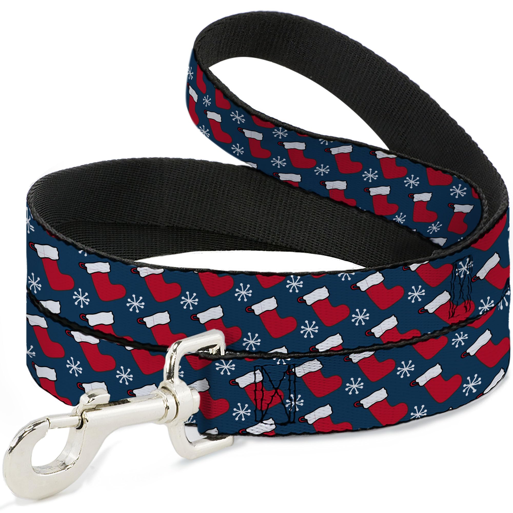 Laisse pour animal domestique cadeau de Noël original motif flocon bleu