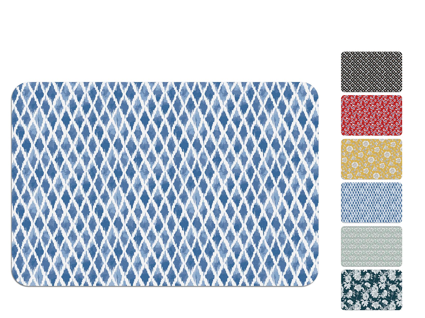H&h Set of 12 colourful polypropylene placemats 30 x 45 cm