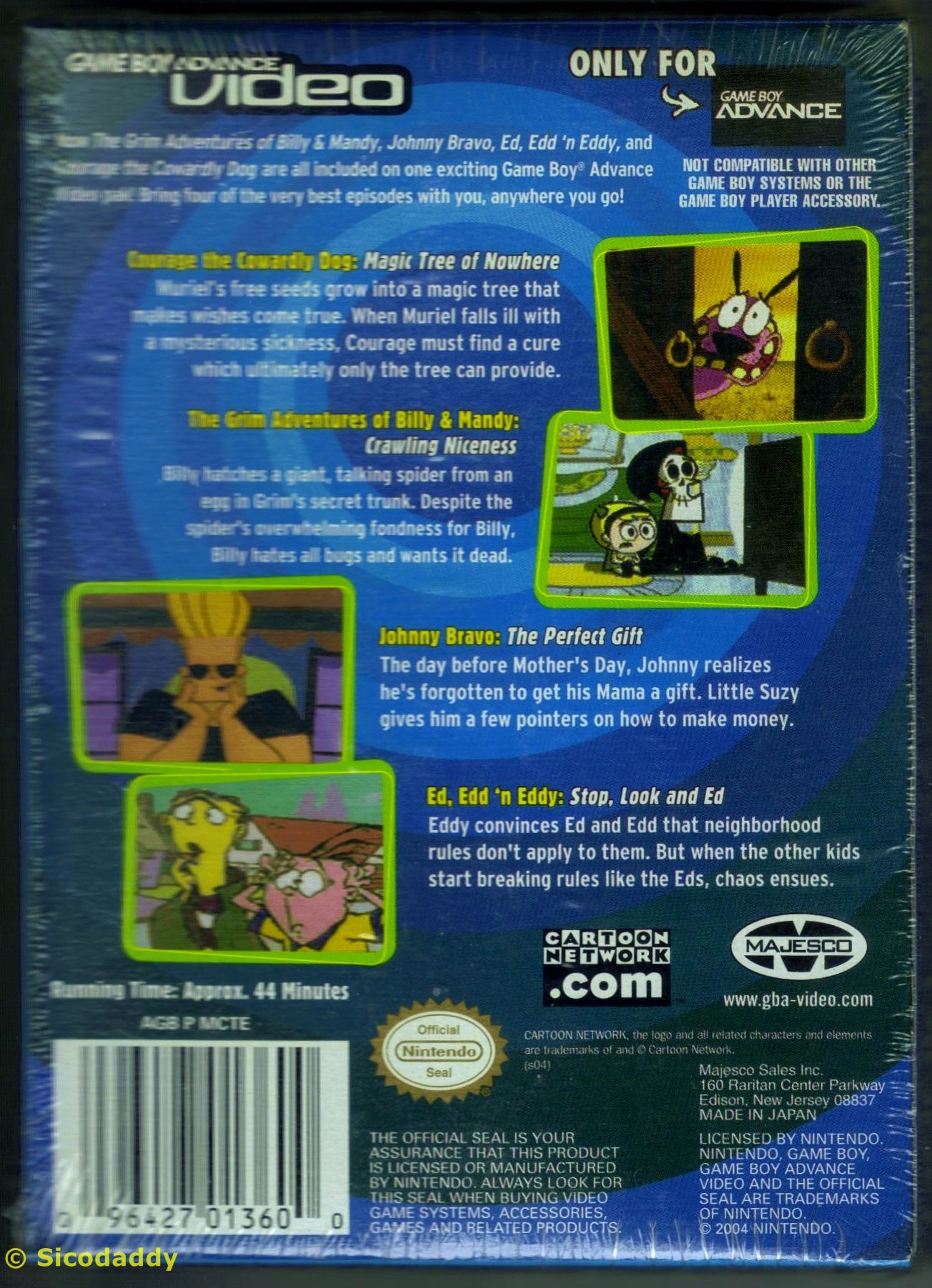 Jeu GBA Game Boy Advance Video Cartoon Network