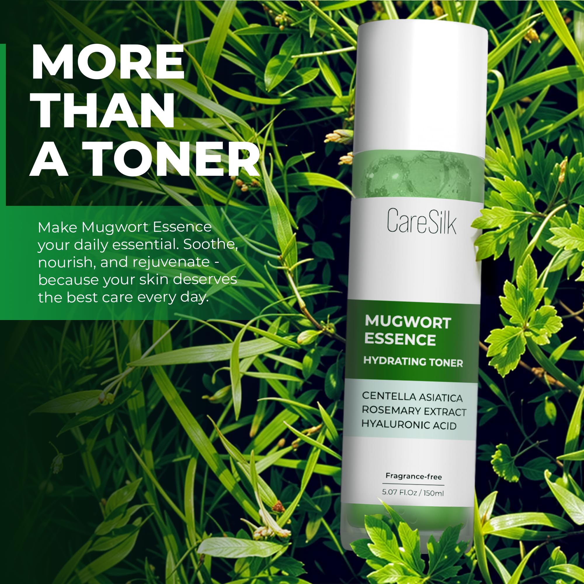 Amazon.com : Caresilk Mugwort Essence,Hydrating Face Toner with