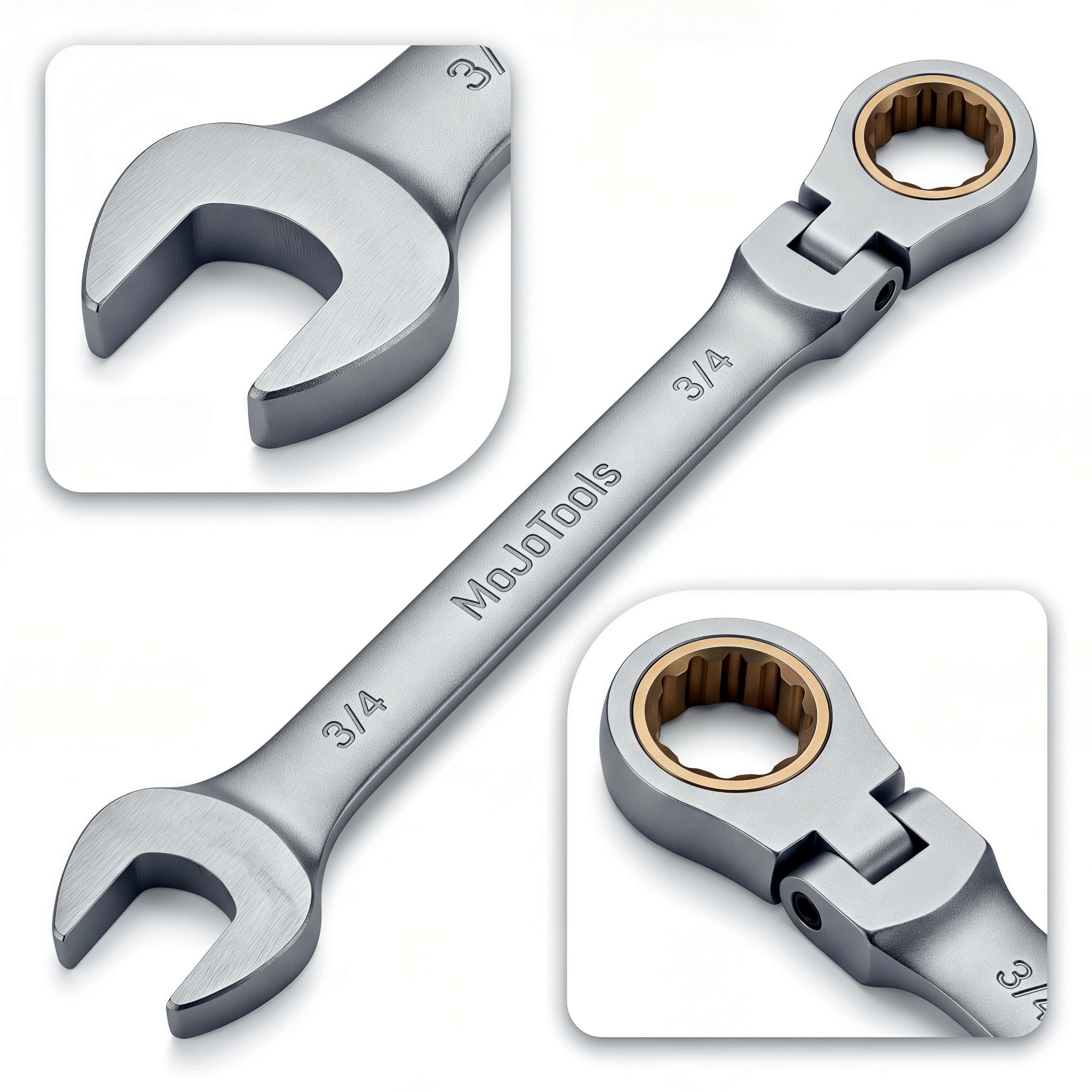 MoJoTools Metric Ratcheting Wrench Set - 23 Piece -11