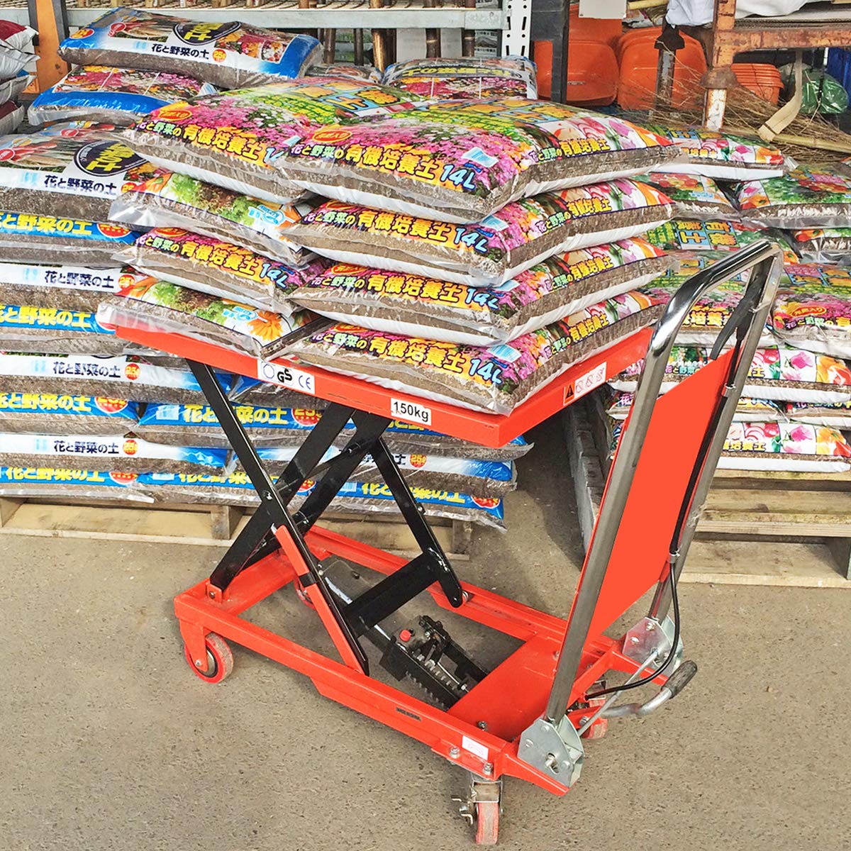 和コーポレーション KT-200LB 200Kg大車輪(200φ)タイプ (KT200LB)