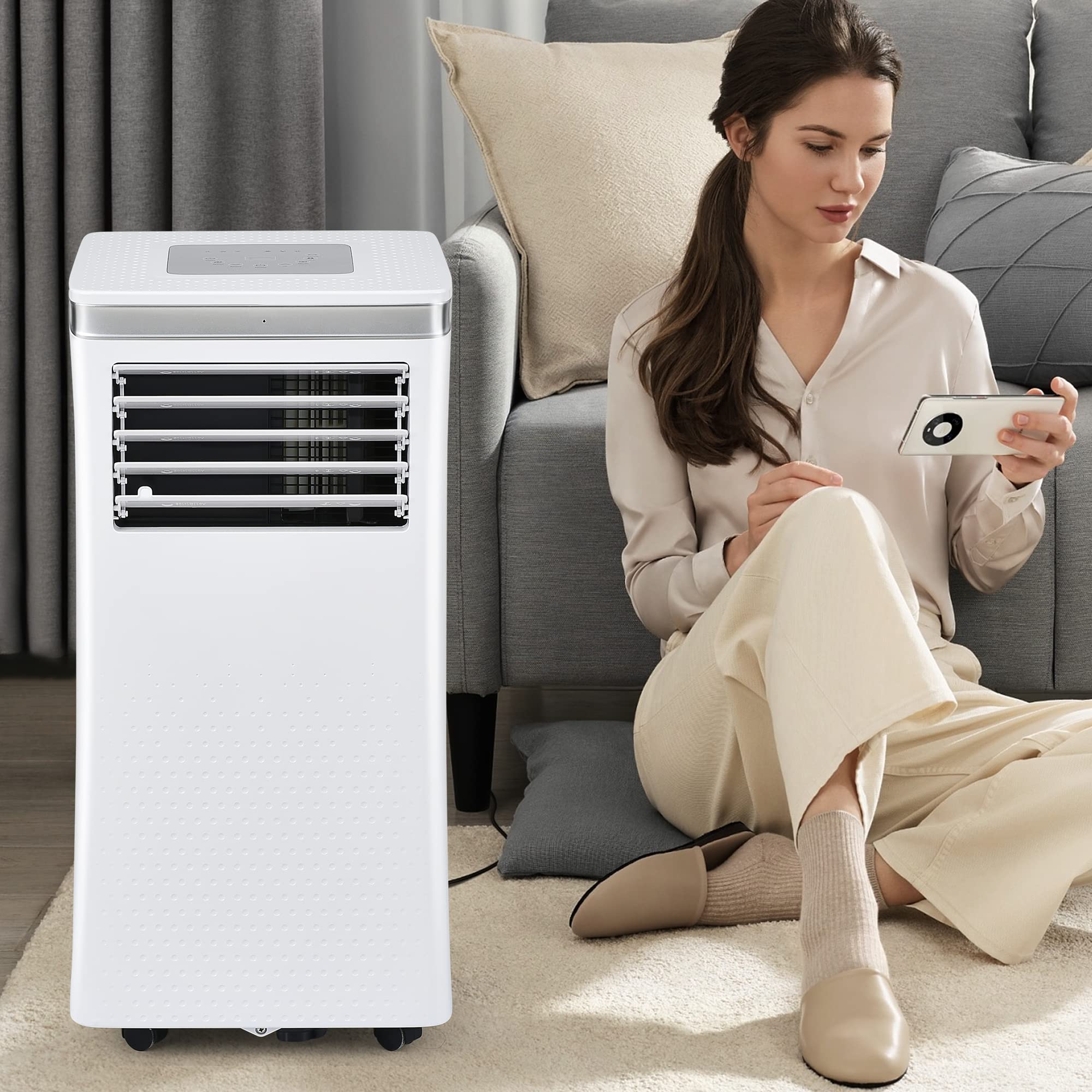 8000 BTU Portable Air Conditioner With Remote Control, In, 56 OFF