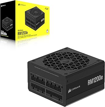 Amazon.com: CORSAIR RM1200e (2023) Fully Modular Low-Noise ATX