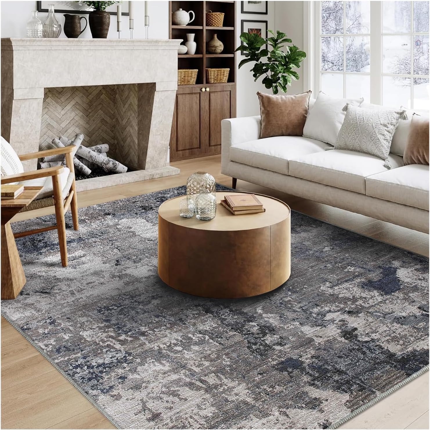 Amazon.com: QD-Udreamy 5x7 Area Rugs - Machine Washable Area Rugs 5x7 ...