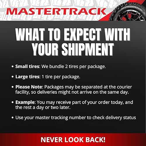 Miniatura 9 de Mastertrack - Juego de 4 neumáticos BADLANDS AT todo terreno 24575R16 111S para camioneta SUV o camioneta ligera, 2457516 (solo neumáticos)
