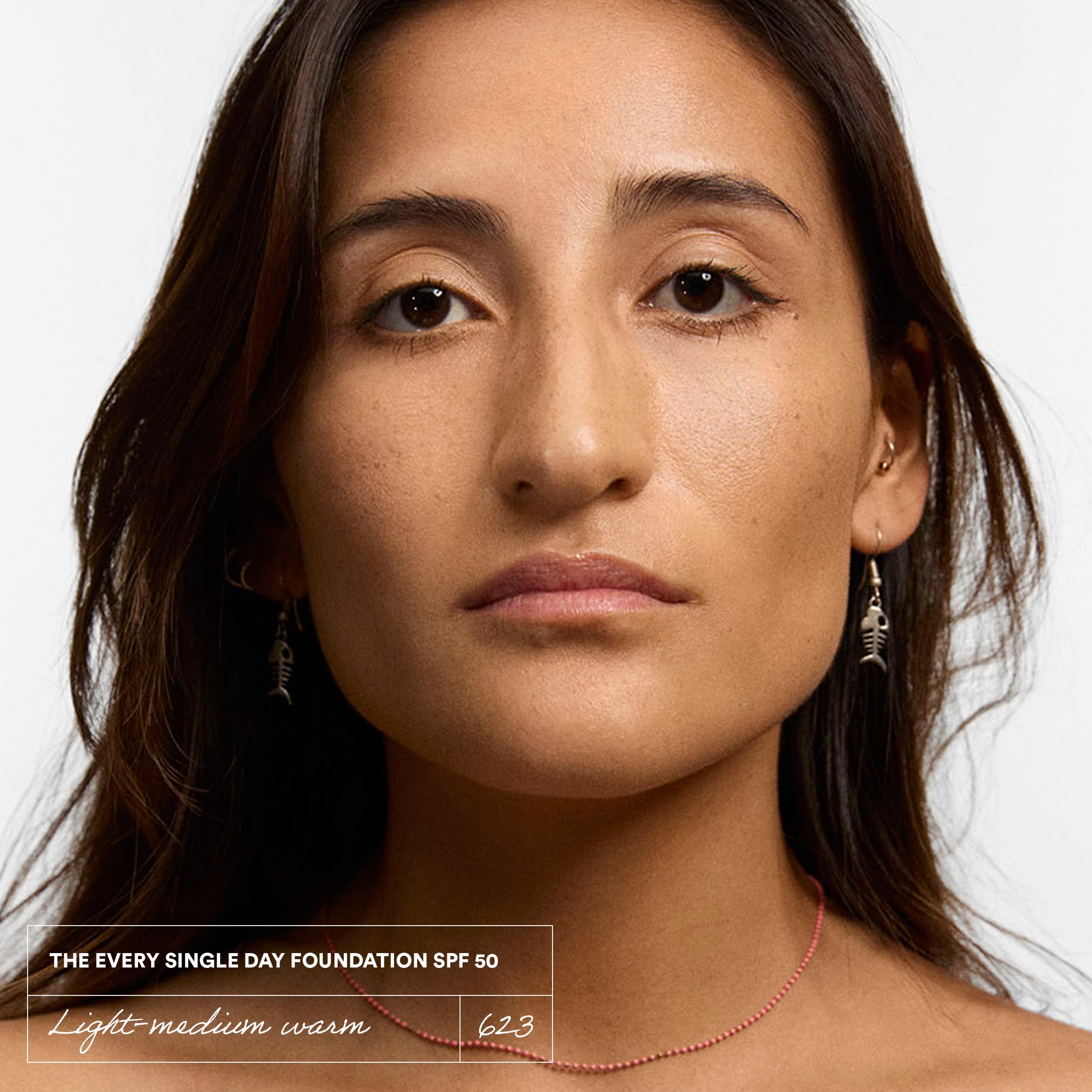 3INA MAKEUP - The Every Single Day Foundation SPF 50 623 - Light-medium warm Foundation with SPF 50 & Niacinamide - Image 2