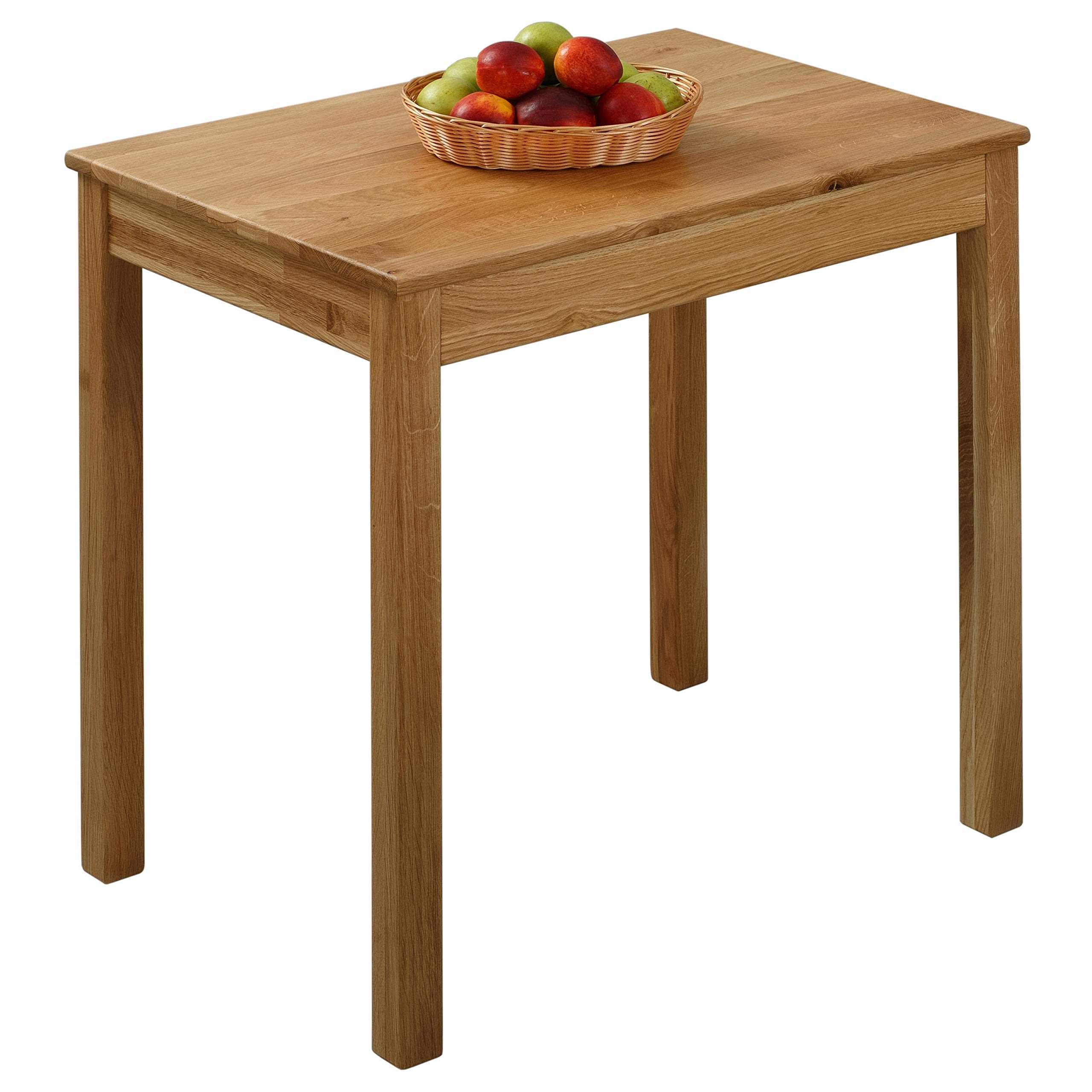 Table en chêne Tomas KROKWOOD table bois massif 70cm