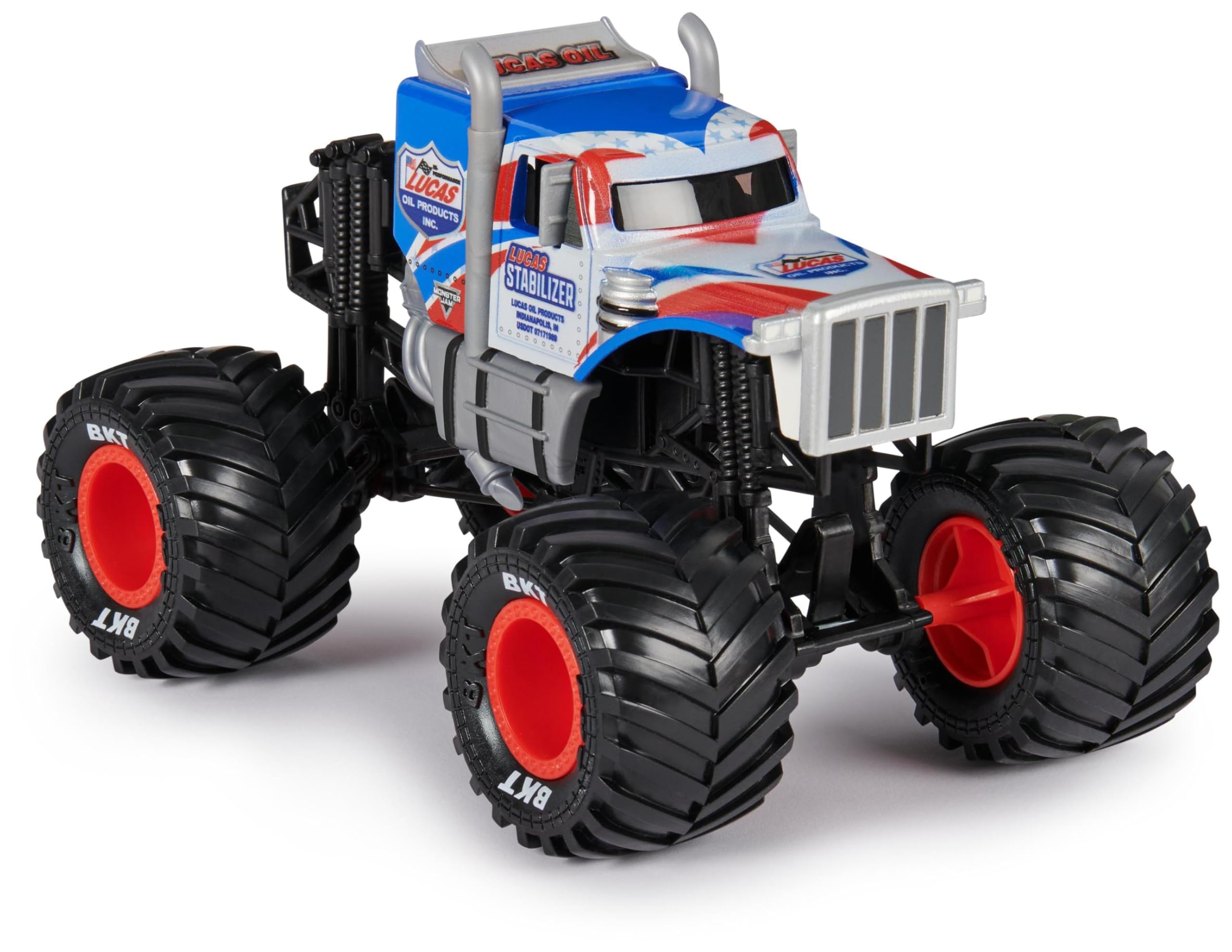 Monster Jam - Coche Monster Truck Oficial Escala 1:24 - Modelo Aleatorio - Coches para Niños - Juguetes Niños 3 años +