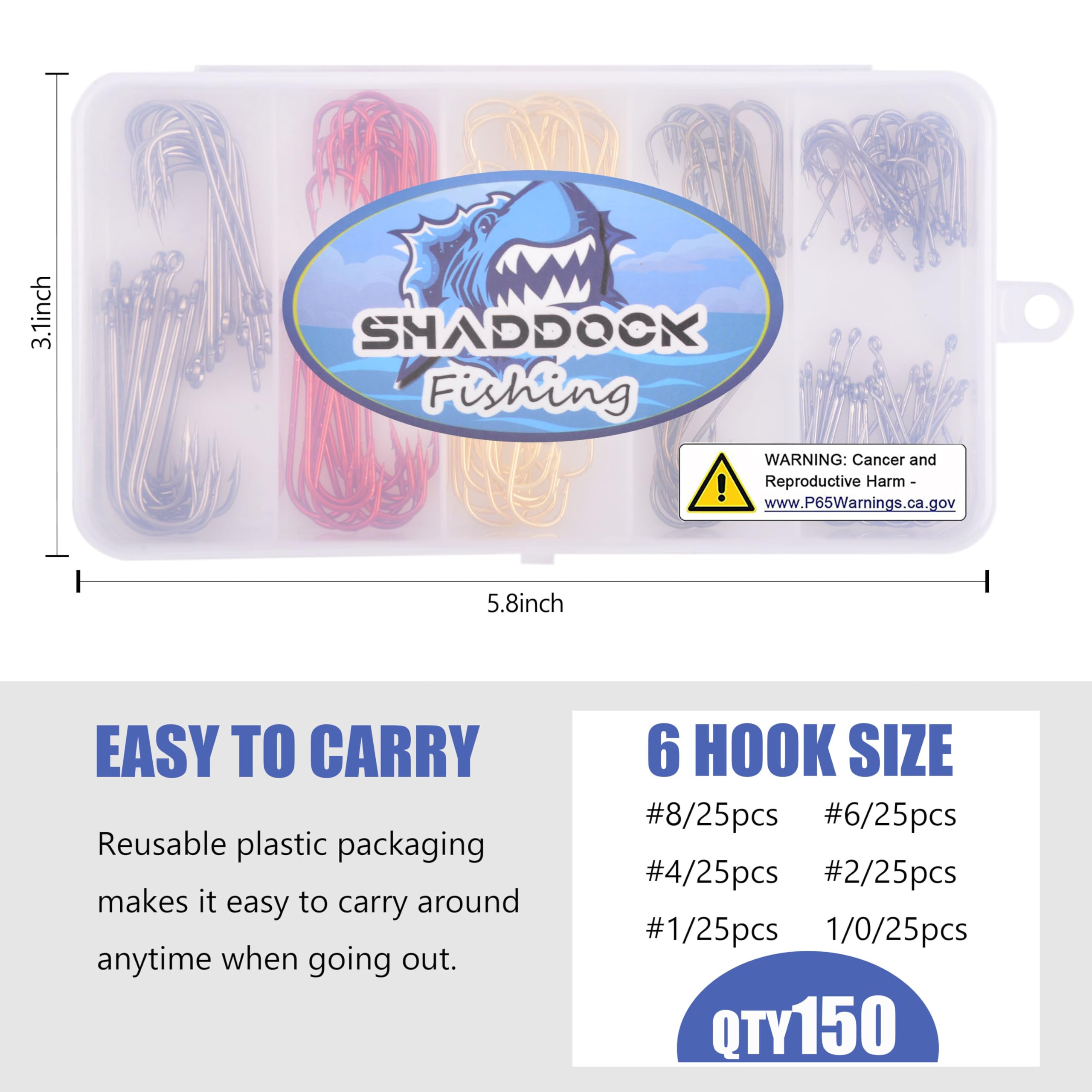 Amazon.com : Crappie Panfish Fishing Hooks 150pcs Aberdeen Long Shank High  Carbon Steel Fish Hooks for Sunfish Small Bass Trout Freshwater 8# 6# 4# 2#  1# 1/0 : Sports & Outdoors